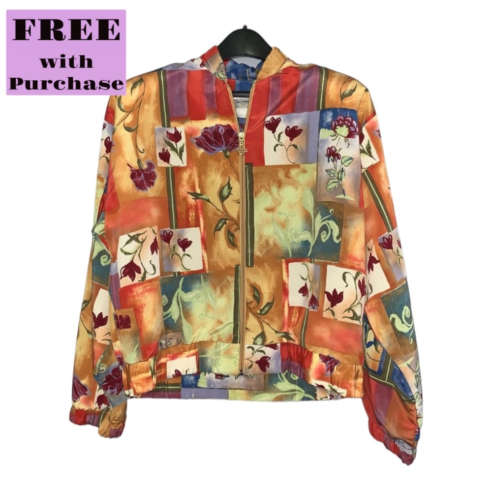 Vintage M Sportfolio By Marcia Jacket with Shoulder Pads Size M